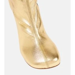 Dries Van Noten Metallic Leather Ankle Boots -Dries Van Noten Shop unnamed file 13