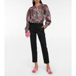 Dries Van Noten High-rise Wool Pants