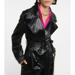 Dries Van Noten Faux Leather Trench Coat 2 Dries Van Noten Faux Leather Trench Coat -Dries Van Noten Shop unnamed file 169