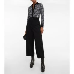 Dries Van Noten Intarsia Wool-blend Cardigan