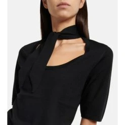 Dries Van Noten Self-tie Wool Top -Dries Van Noten Shop unnamed file 211