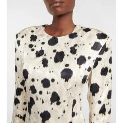 Dries Van Noten Satin Jacquard Midi Dress 2 Dries Van Noten Satin Jacquard Midi Dress -Dries Van Noten Shop unnamed file 248