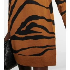 Dries Van Noten Zebra-print Wool Sweater Dress -Dries Van Noten Shop unnamed file 263