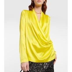 Dries Van Noten Silk-blend Satin Blouse 3 Dries Van Noten Silk-blend Satin Blouse -Dries Van Noten Shop unnamed file 293