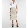 Dries Van Noten Brocade Pencil Skirt