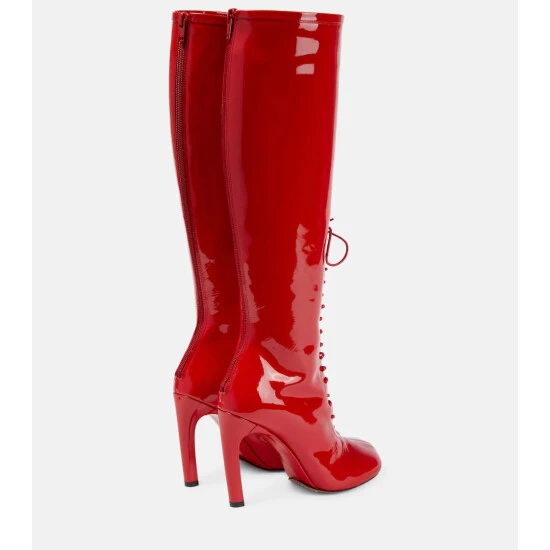 unnamed-file-314.jpg Dries Van Noten Lace-up Patent Leather Knee-high Boots -Dries Van Noten Shop unnamed file 314