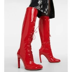 Dries Van Noten Lace-up Patent Leather Knee-high Boots 2 Dries Van Noten Lace-up Patent Leather Knee-high Boots -Dries Van Noten Shop unnamed file 315