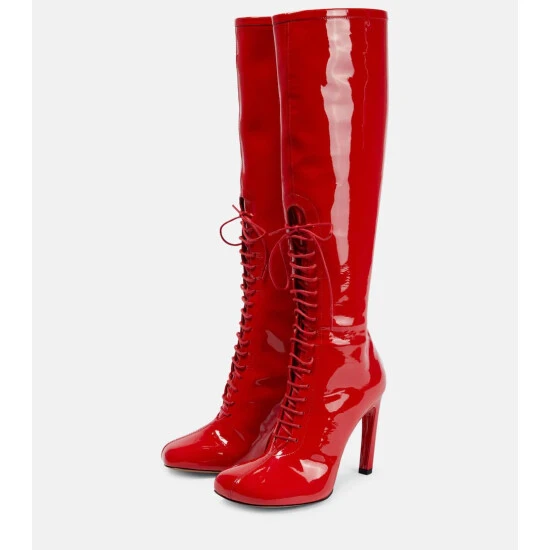 unnamed-file-316.jpg Dries Van Noten Lace-up Patent Leather Knee-high Boots -Dries Van Noten Shop unnamed file 316
