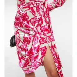 Dries Van Noten Printed Velvet Midi Dress -Dries Van Noten Shop unnamed file 321