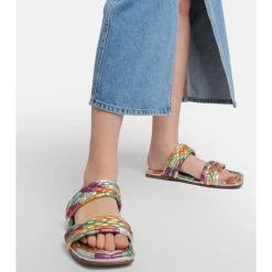 Dries Van Noten Metallic Leather Sandals -Dries Van Noten Shop unnamed file 36