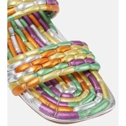 Dries Van Noten Metallic Leather Sandals -Dries Van Noten Shop unnamed file 38