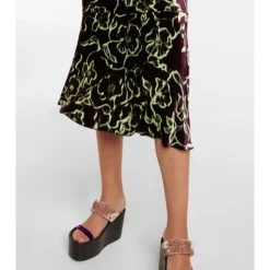 Dries Van Noten Printed Velvet Midi Skirt -Dries Van Noten Shop unnamed file 386