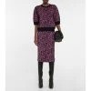 Dries Van Noten Jacquard Wool-blend Pencil Skirt