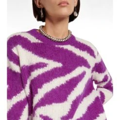 Dries Van Noten Intarsia Wool-blend Sweater -Dries Van Noten Shop unnamed file 395