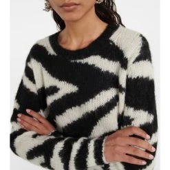 Dries Van Noten Zebra-print Alpaca Wool-blend Sweater -Dries Van Noten Shop unnamed file 398