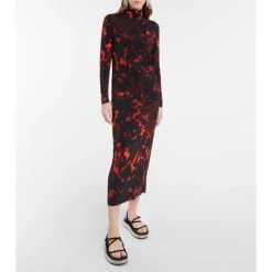 Dries Van Noten Embellished Platform Leather Sandals