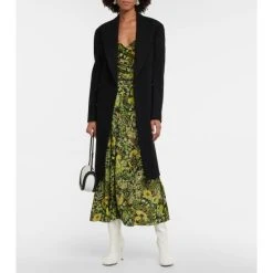 Dries Van Noten Printed Midi Skirt