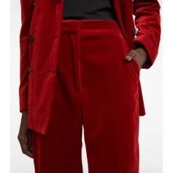 Dries Van Noten Pantery Flared Velvet Pants -Dries Van Noten Shop unnamed file 468