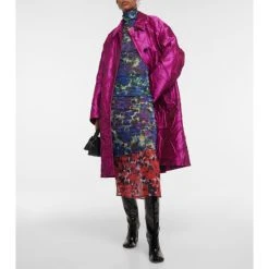 Dries Van Noten Floral Mesh Top