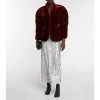 Dries Van Noten Velvet Padded Jacket
