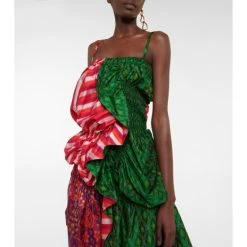 Dries Van Noten Patchwork Silk Ikat Midi Dress 3 Dries Van Noten Patchwork Silk Ikat Midi Dress -Dries Van Noten Shop unnamed file 552