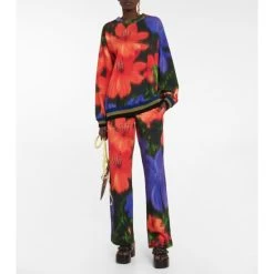 Dries Van Noten Printed Cotton Sweatshirt