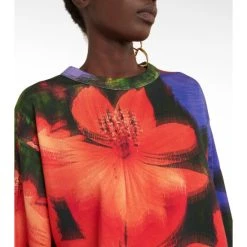 Dries Van Noten Printed Cotton Sweatshirt -Dries Van Noten Shop unnamed file 594