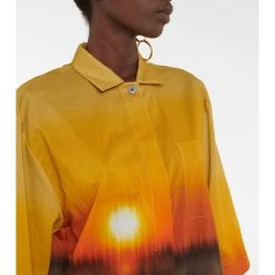 Dries Van Noten Printed Cotton Shirt Dress 2 Dries Van Noten Printed Cotton Shirt Dress -Dries Van Noten Shop unnamed file 598