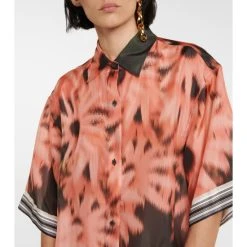 Dries Van Noten Floral Silk Shirt Dress -Dries Van Noten Shop unnamed file 635