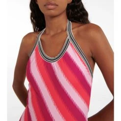 Dries Van Noten Striped Halterneck Swimsuit -Dries Van Noten Shop unnamed file 639