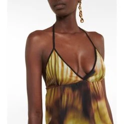 Dries Van Noten Printed Silk And Cotton Halterneck Top -Dries Van Noten Shop unnamed file 644