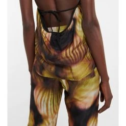 Dries Van Noten Printed Silk And Cotton Halterneck Top -Dries Van Noten Shop unnamed file 645