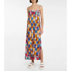 Dries Van Noten Printed Maxi Dress