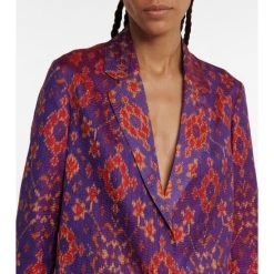 Dries Van Noten Printed Single-breasted Silk Blazer 2 Dries Van Noten Printed Single-breasted Silk Blazer -Dries Van Noten Shop unnamed file 690