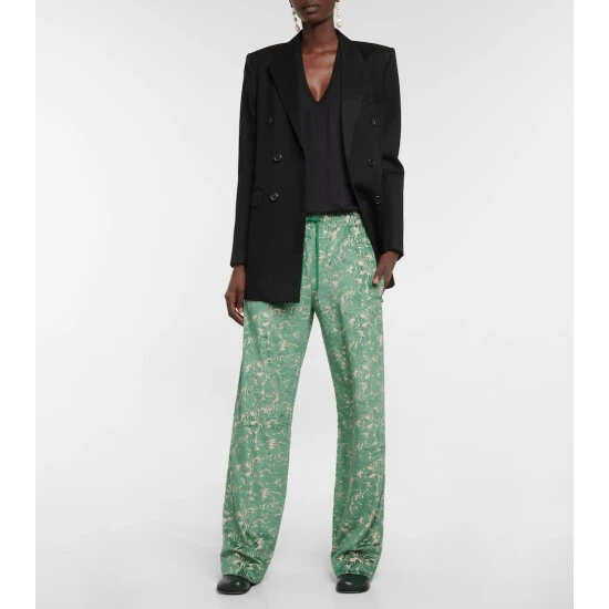 unnamed-file-716.jpg Dries Van Noten Metallic Jersey Jacquard Sweatpants -Dries Van Noten Shop unnamed file 716