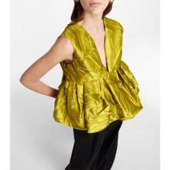 Dries Van Noten Peplum Cloqué Top -Dries Van Noten Shop unnamed file 722