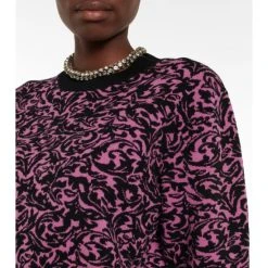 Dries Van Noten Jacquard Wool-blend Knit Top -Dries Van Noten Shop unnamed file 725