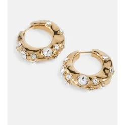 Dries Van Noten Crystal-embellished Hoop Earrings -Dries Van Noten Shop unnamed file 734