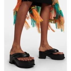 Dries Van Noten Leather Platform Thong Sandals 2 Dries Van Noten Leather Platform Thong Sandals -Dries Van Noten Shop unnamed file 78